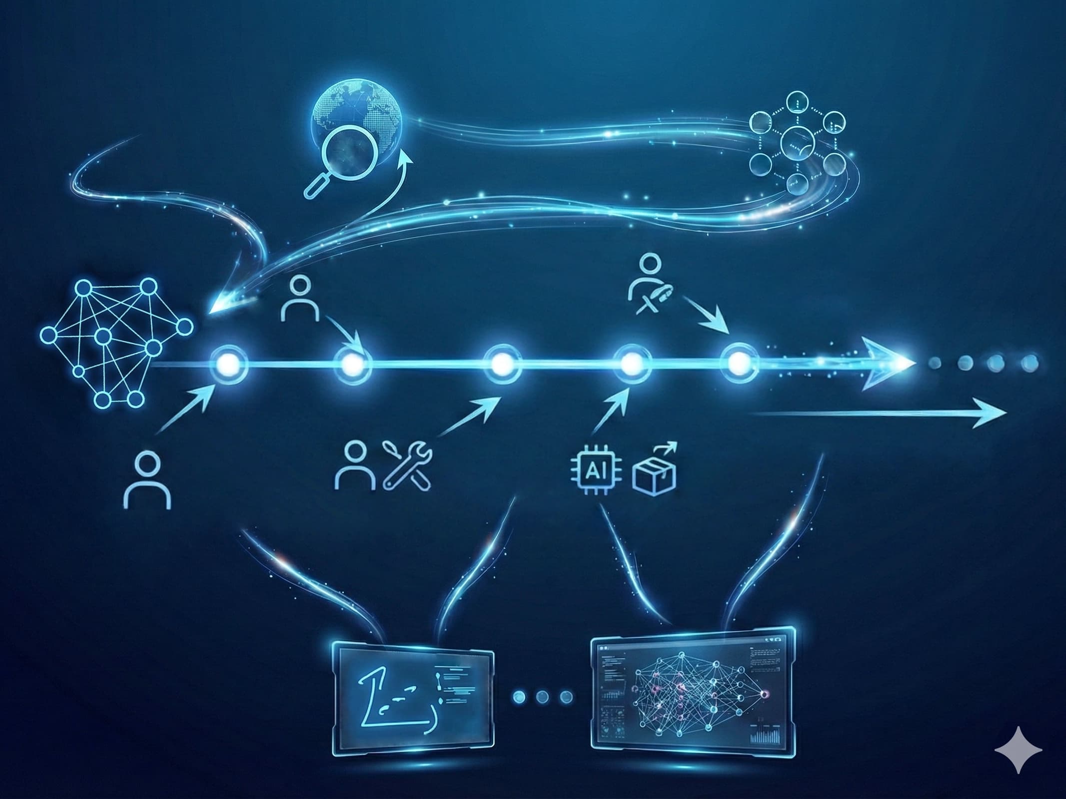 Living graph illustration